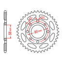 Sprocket Kit Marshin / Kazume Cheetah 200 14-56 - 428KRO 14/56