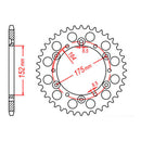 Sprocket Kit Yamaha YZ250 '98 - 520KXZ 14/50