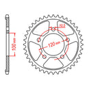 Sprocket Kit Aprilia RSV '04-'09 /RSV4R/Factory '09-'11/Tuono 06- 525ZXW
