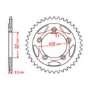 Sprocket Kit Ducati 906 PASO - GB520ZXW 15/38