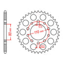Sprocket Kit Honda GB500 - 525XRE 15/37