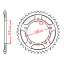 Sprocket Kit Honda CBR600 '91-'96 - 530XRE 15/43