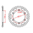 Sprocket Kit Honda CBR954RR '00-'03 (recommended) - 530ZXW 16/42