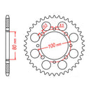 Sprocket Kit Suzuki GN250 - 520H 15/41