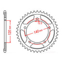 Sprocket Kit Suzuki GSX1400 '01-'07 - 530ZXW 18/41