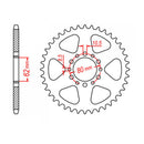 Sprocket Kit Yamaha SR250 - 520SO 16/45
