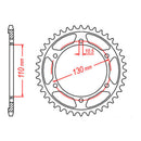 Sprocket Kit Yamaha R6 '06-'15 - GB525XRE 16/45