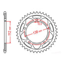 Sprocket Kit Yamaha YZF-R1 '15- - 525ZXW 16/41