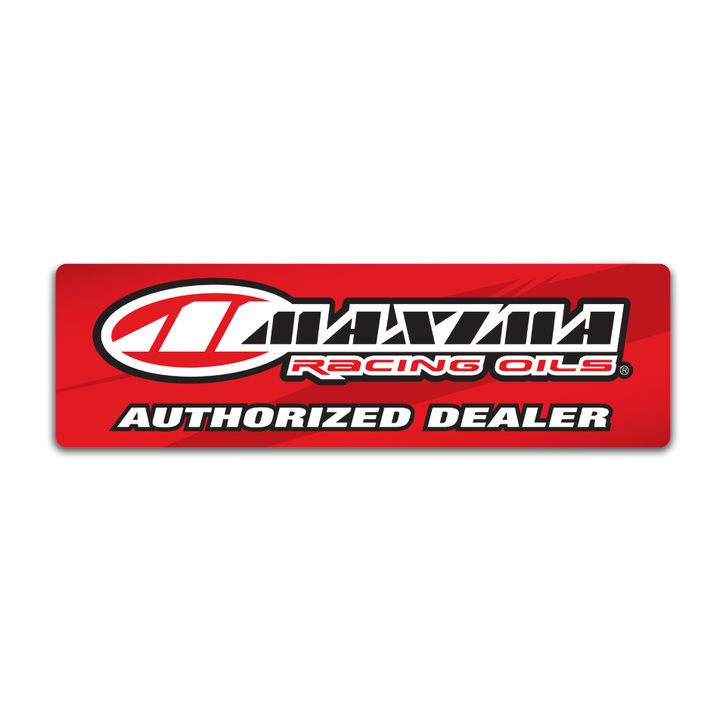 Decal Round Authorized Dealer Maxima oils