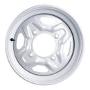 Whites ATV/UTV Steel Rim 14x8 Polaris Rear 4/156 +63.5 - Silver