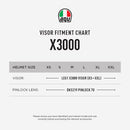 AGV X3000 VISOR & PINLOCK FITMENT