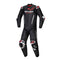 GP-R7 1Pc Leather Suit Black/White/Red Fluoro 56