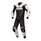 GP-R7 1Pc Leather Suit White/Black/Red Fluoro 50
