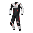 GP-R7 1Pc Leather Suit White/Black/Red Fluoro 54