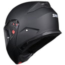 SMK Gullwing System Helmet - Matte Black
