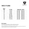 Size chart for REVIT Moto 2 TF Jeans - Mens
