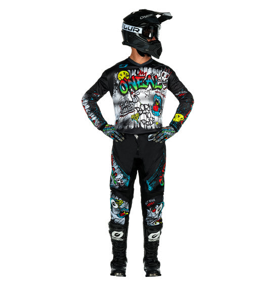 O'Neal 2025 Youth ELEMENT Rancid Jersey - Black/Multi