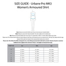 KNOX Size Chart - Urbane Pro MK3 Women's Shirt