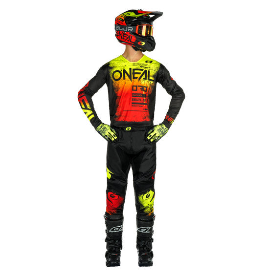 O'Neal 2025 Youth MAYHEM Scarz Jersey - Black/Red