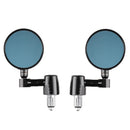 Revolution Bar End Mirrors Tarmac Alloy - Pair