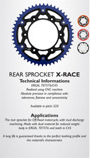 X-race-sprocket-specs