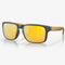 OO9102-W455 Oakley Holbrook Sunglasses Matte Carbon Frame with PRIZM 24K Polarized Lens