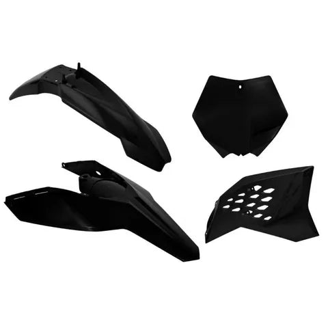 PLASTICS KIT RTECH 4 PIECE BLACK KTM EXC SX EXC-F SX-F