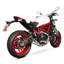 Ducati Monster 797 17-18 Removes Factory Catalyst.