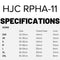 RPHA-11 SIZING