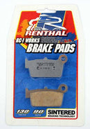 Renthal RC-1 Works Brake Pads are a premium high-performance sintered metal brake pad with excellent wet and dry braking power designed specifically for motocross and off-road racing applications