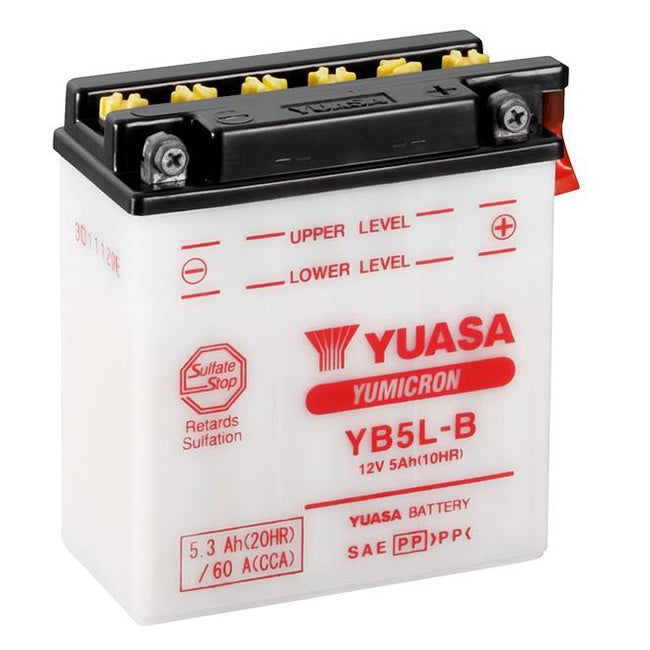 YUASA YB5LBPK - comes with acid pack