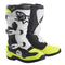 Tech-3S Youth MX Boots Black/White/Yellow Fluoro 5