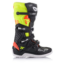 Tech-5 MX Boots Black/Red Fluoro/Yellow Fluoro 10