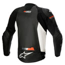 GP Force Leather Jacket Black/White/Red Fluoro 60
