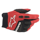Youth Full Bore Gloves Bright Red/Black 3XS