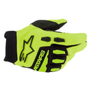 Youth Full Bore Gloves Yellow Fluoro/Black S