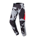 Youth Racer Tactical Pants Cast Gray Camo/Mars Red 22