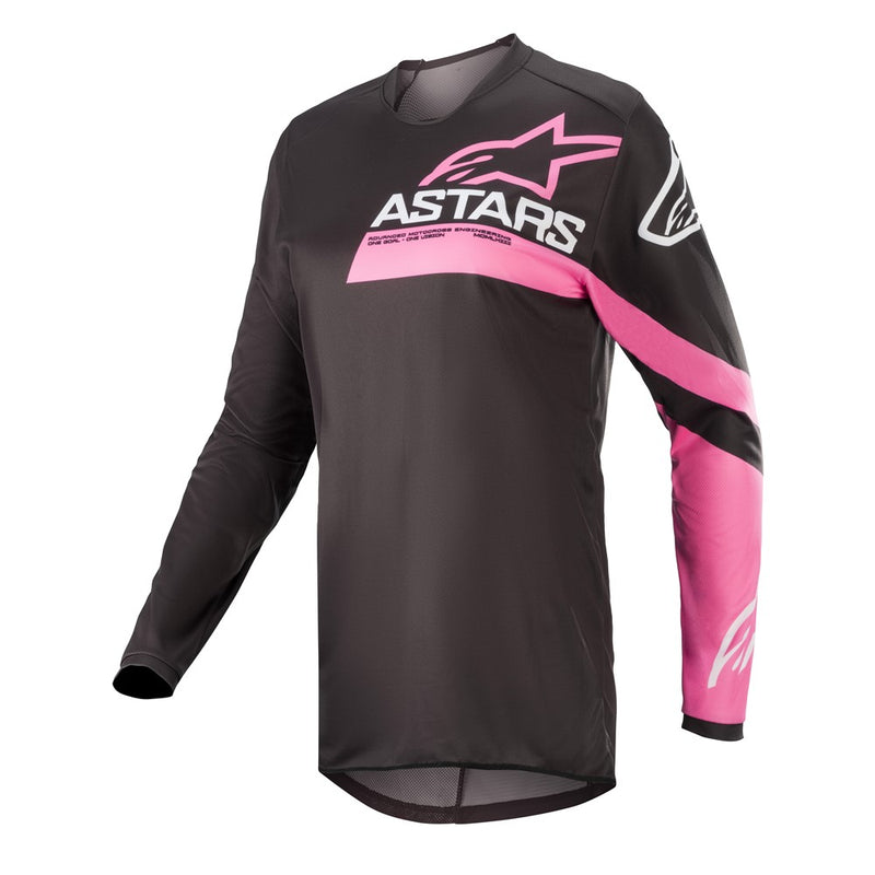 Stella Fluid Chaser Jersey Black/Pink Fluoro XL
