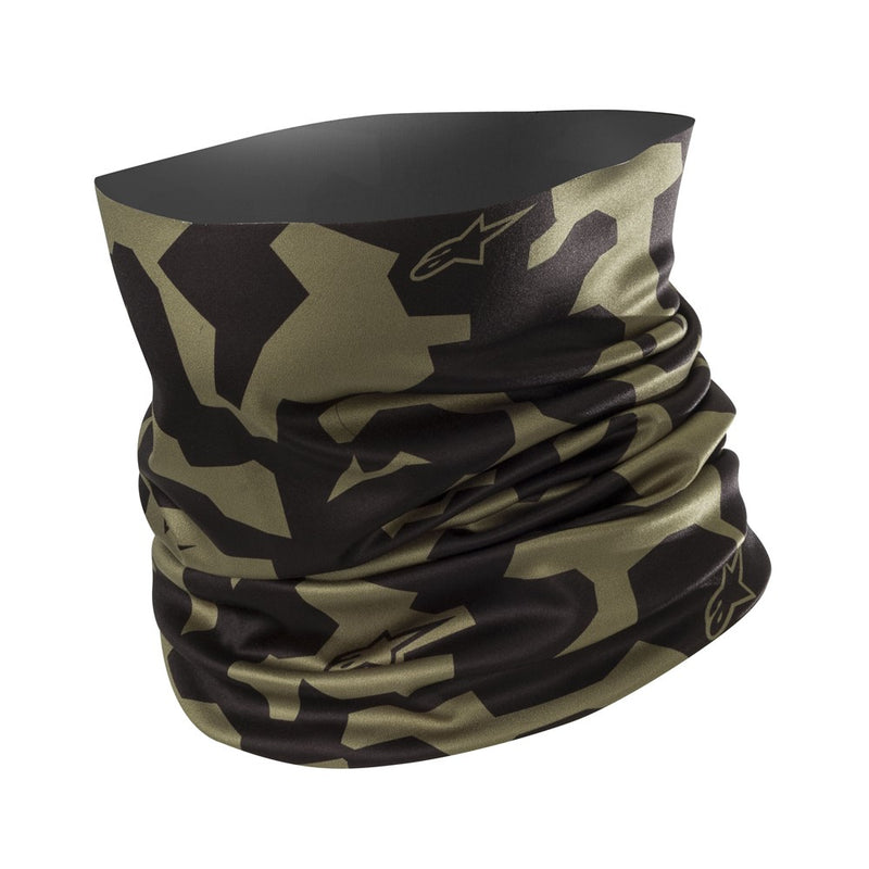 Camo Neck Tube Military Green/Black Camo - One Size