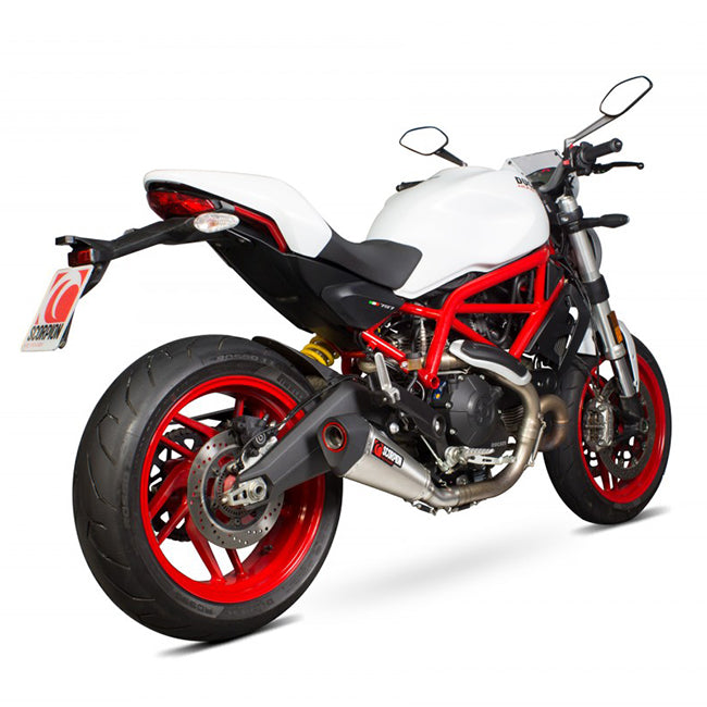 Ducati Monster 797 17-18 Removes Factory Catalyst.