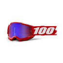 Accuri 2 Youth Goggle Red - Mirror Red/Blue Lens