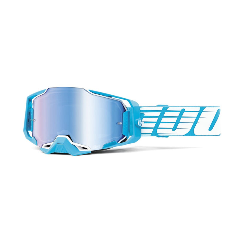 Armega Goggle Oversized Logo Sky - Mirror Blue Lens