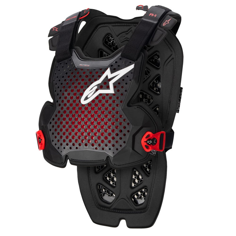 A-1 Pro Chest Protector Anthracite/Black/Red XL/XXL