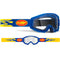 FMF POWERCORE Goggle Flame Navy - Clear Lens