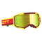 Fury Goggle Red Yellow with Yellow Chrome lens