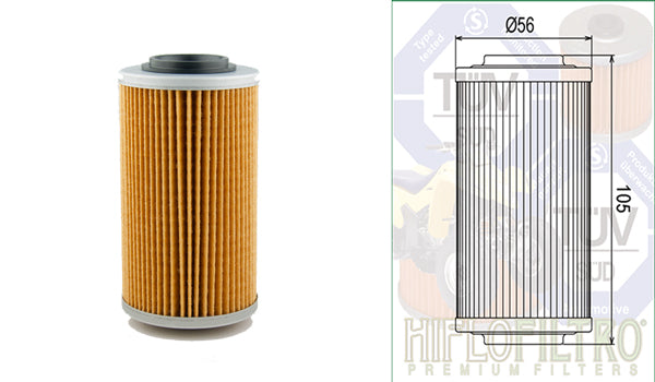 HiFlo HF556 Oil Filter