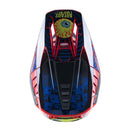 S-M5 Solar Flare Helmet Black/Blue/Red Fluoro M