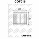 COF016 Champion Oil Filter pic (HF116)