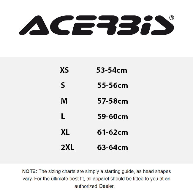 ACERBIS SIZING