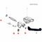 RE-LV-125 - Renthal Span Adj Kit for the RE-LV-112 front brake Gen2 IntelliLever parts 3, 4, 5 and 6
